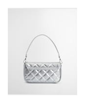 Women's Barbour International Quilted Mini Soho Crossbody Bag - High Shine Silver