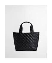 Women's Barbour International Battersea Quilted Mini Tote Bag - Black