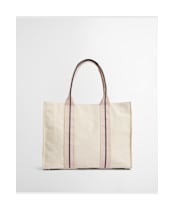 Women's Barbour Madison Square Beach Tote Bag - Ecru