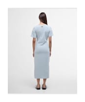 Women's Barbour International Whitson Midi Dress - Light Steel Blue