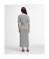 Women's Barbour Isla Knitted Midi Dress - Multi Stripe
