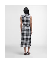 Women's Barbour Agnes Midi Dress - Monochrome Tartan 