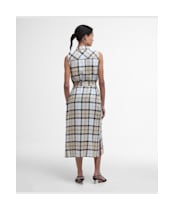 Women's Barbour Agnes Midi Dress - Safari Tartan