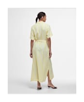 Women's Barbour Adelaide Maxi Dress - Sunray Yellow Stripe
