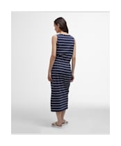 Women's Barbour Overland Midi Dress - Navy Stripe