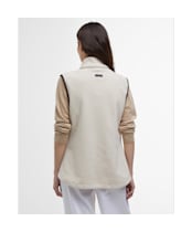 Women's Barbour Country Colton Fleece Gilet - Pearl