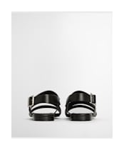 Women's Barbour Penelope Flat Sandal - Black