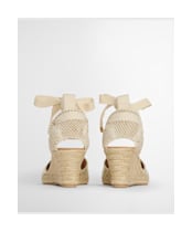 Women's Barbour Isla Espadrille Wedge Sandal - Gold