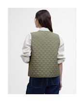 Women's Barbour Louise Gilet - Dusky Green