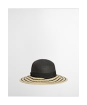 Women's Barbour Macy Braid Summer Hat - Black / Natural