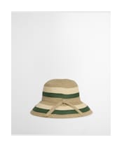 Women's Barbour Daphne Braid Summer Hat - Olive / Sand