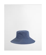Women's Barbour Fleur Reversible Bucket Hat - Chambray / Stripe