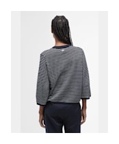 Women's Barbour Macy Knitted Jumper - Dark Navy Stripe