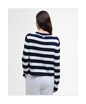 Women's Barbour Bronya Knitted Jumper - Navy