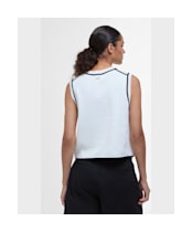 Women's Barbour Amy Sleeveless Knitted Vest - Cloud