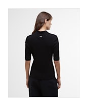 Women's Barbour International Emerson Knitted Jumper - Black