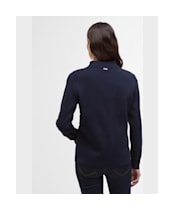 Women's Barbour Hollies Knitted Cardigan - Navy