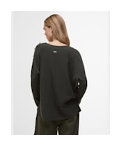 Women's Barbour International Sierra Knitted Jumper - Envy