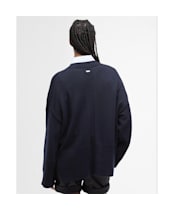 Women's Barbour Birdie Knitted Jumper - Dark Navy