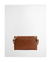 Women's Barbour Isla Leather Travel Purse - Brown