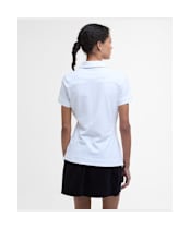 Women's Barbour Portsdown Top - White / Hessian