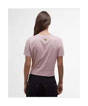 Women's Barbour International Soules Top - Pale Mauve