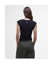 Women's Barbour International Priya Top - Black
