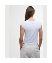 Women's Barbour International Priya Top - White