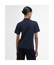 Women's Barbour Bowford Polo Top - Navy
