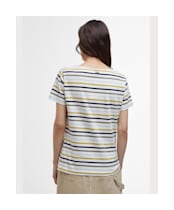Women's Barbour S/S Bradley Top - Cloud Stripe