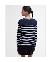 Women's Barbour Bradley Top - Navy Stripe