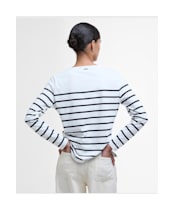 Women's Barbour Bradley Top - Cloud Stripe