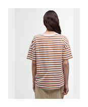 Women's Barbour Adria Top - BRAN STRIPE