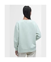 Women's Barbour Northumberland Sweatshirt - Aqua