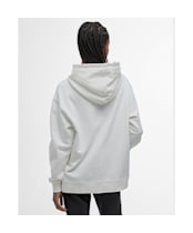 Women's Barbour Northumberland Hoodie - Cloud / Navy