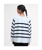 Women's Barbour Delaney Sweatshirt - Cloud Stripe