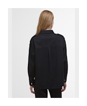 Women's Barbour International Emerson Overshirt - Black