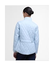 Women's Barbour Flyweight Cavalry Quilted Jacket - Breeze Blue