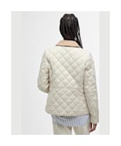 Women's Barbour Deveron Quilted Jacket - Light Pearl / Pale