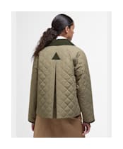 Women's Barbour Anise Quilted Jacket - Dusky Green / Ancient Tartan