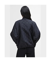 Women's Barbour Emlyn Quilted Jacket - Black / Ancient 