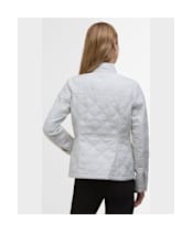 Women's Barbour International Halsey Quilted Jacket - SILVER BIRCH/MOS