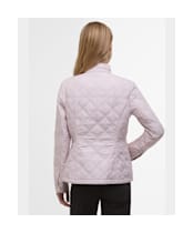 Women's Barbour International Halsey Quilted Jacket - CRYSTAL PINK/MOS