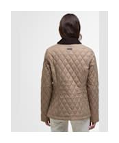 Women's Barbour Keeper Wear Quilted Jacket - Military Brown