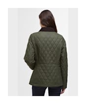 Women's Barbour Keeper Wear Quilted Jacket - Olive