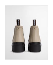 Women's Barbour Halton Chelsea Wellingtons - Light Sand / Black