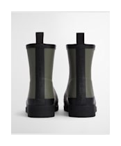 Women's Barbour Portree Wedge Welly - Dusky Olive / Black