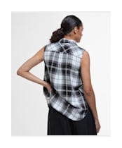 Women's Barbour Agnes Shirt - Monochrome Tartan 