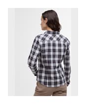 Women's Barbour Edda Shirt - Gardenia Tartan