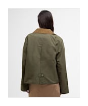 Women's Barbour Catlin Showerproof Jacket - Dusky Green / Ancient Tartan